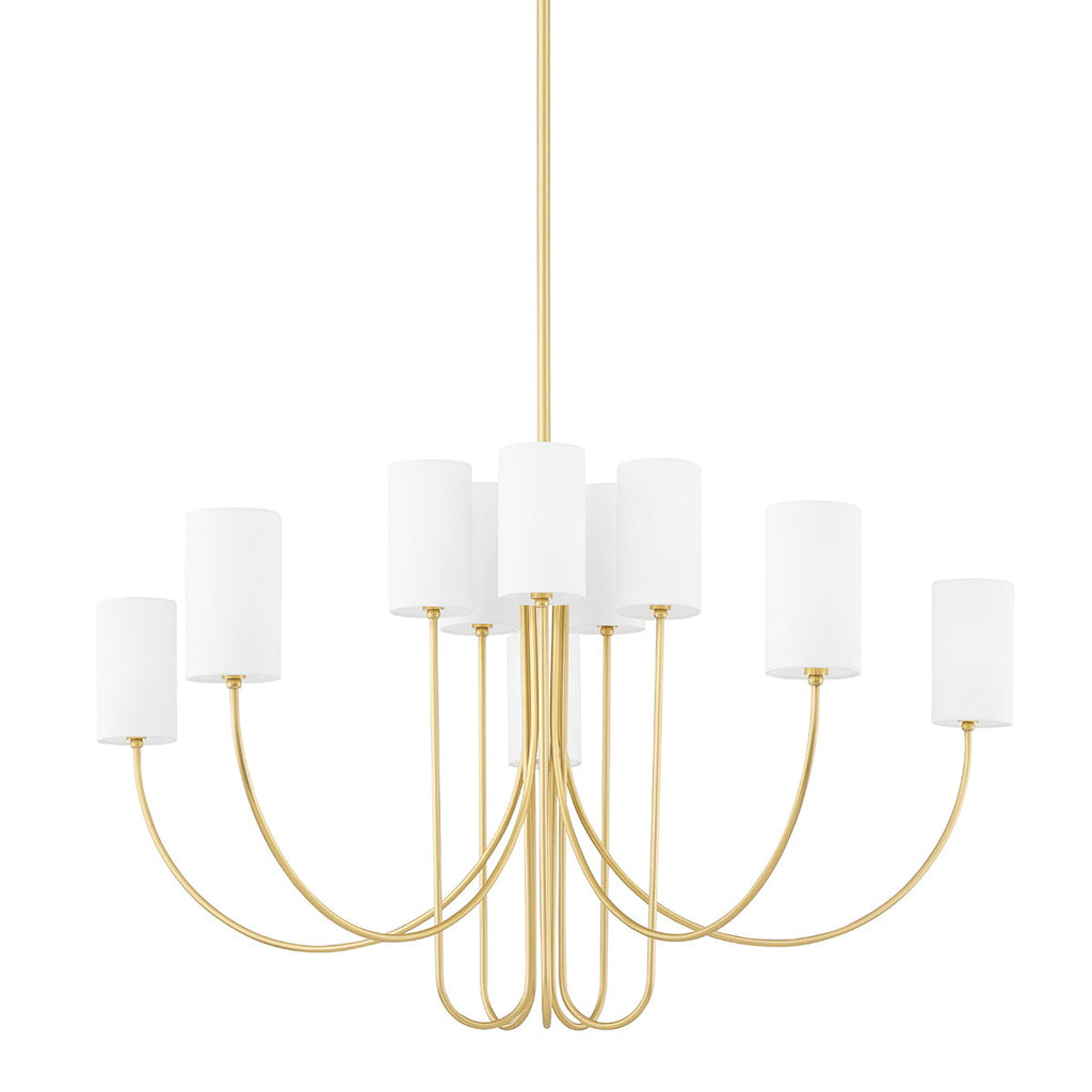 Asolira Vintage Industrial Black Fabric Chandelier