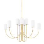 Asolira Vintage Industrial Black Fabric Chandelier