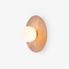 Arlirir Modern Minimalist Wooden Glass Wall Light