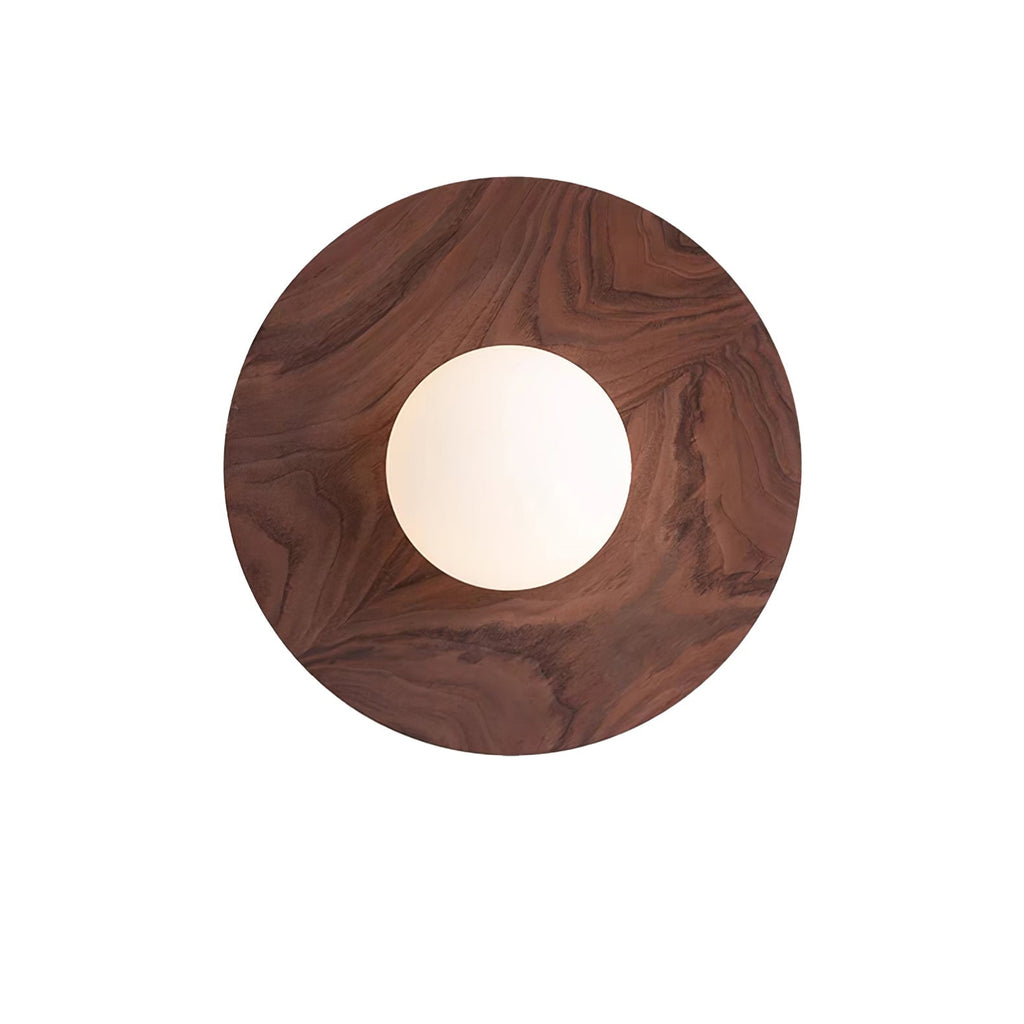 Arlirir Modern Minimalist Wooden Glass Wall Light