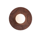 Arlirir Modern Minimalist Wooden Glass Wall Light