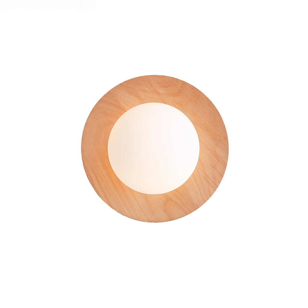 Arlirir Modern Minimalist Wooden Glass Wall Light