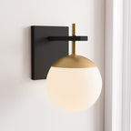 Ilmaros Modern Minimalist Globe Glass Sconce Wall lamp