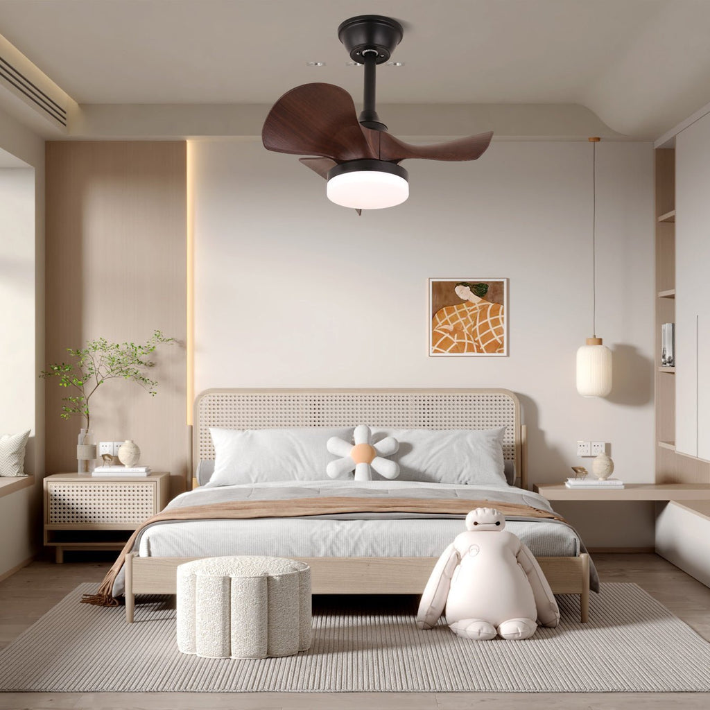 Neriah Modern Wood Ceiling Fan Light