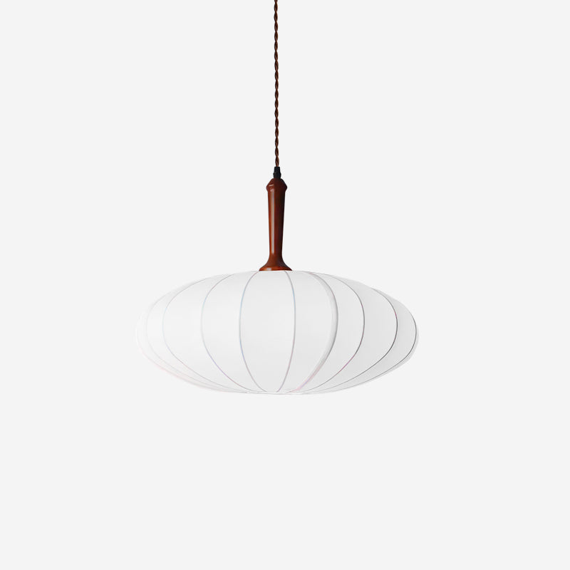 Hashira Fabric Pendant Lamp Oval Mid Century