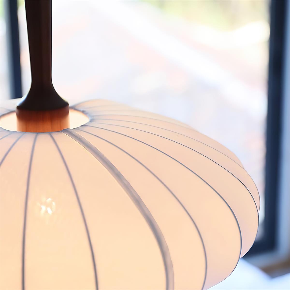 Hashira Fabric Pendant Lamp Oval Mid Century