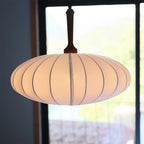Hashira Fabric Pendant Lamp Oval Mid Century