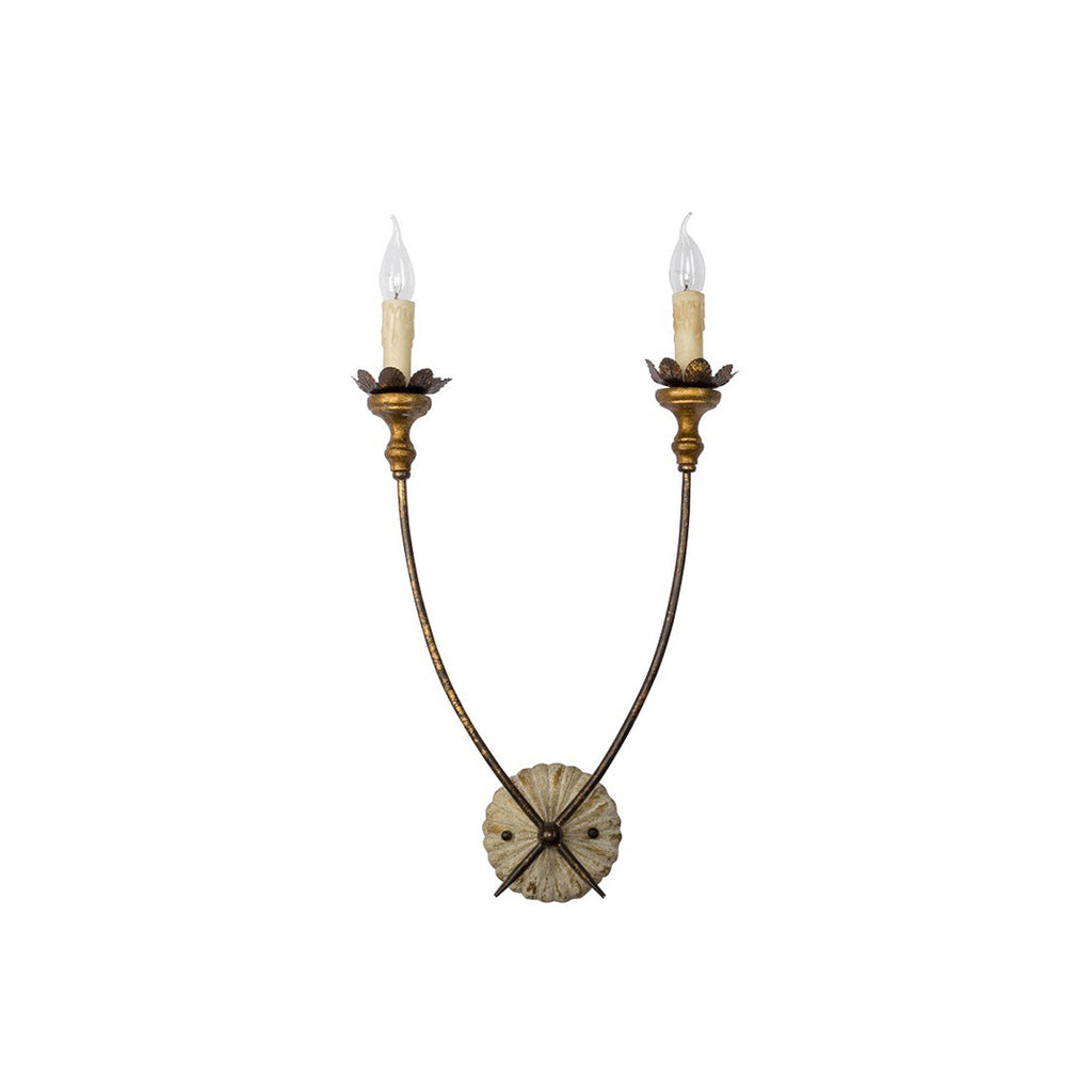 Catalos Vintage Industrial Wooden Wall Lamp