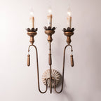 Avelaris Vintage Industrial Wooden Wall Lamp