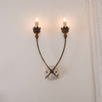 Catalos Vintage Industrial Wooden Wall Lamp