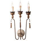 Avelaris Vintage Industrial Wooden Wall Lamp