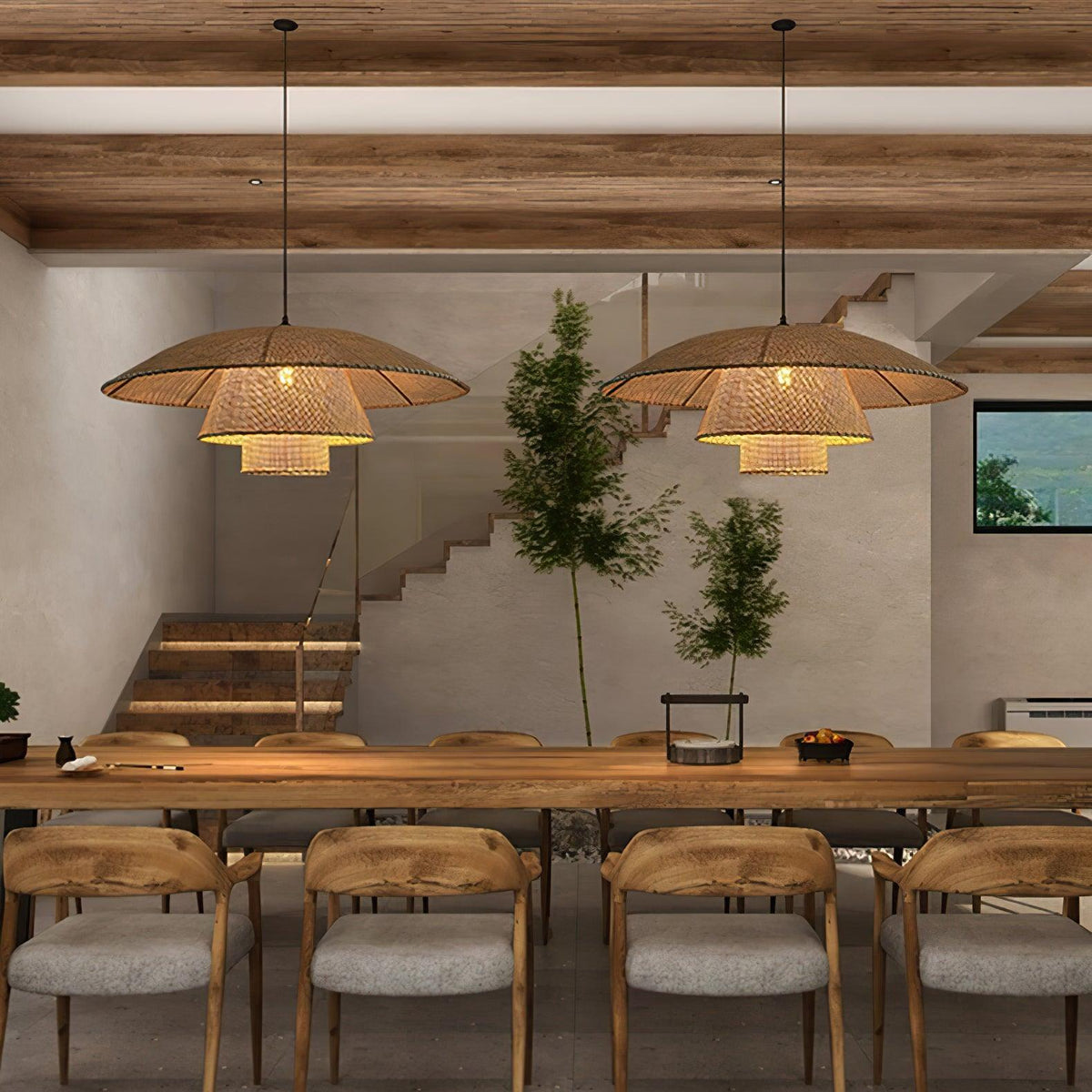 Orvellace Rattan Vintage Pendant Lamp