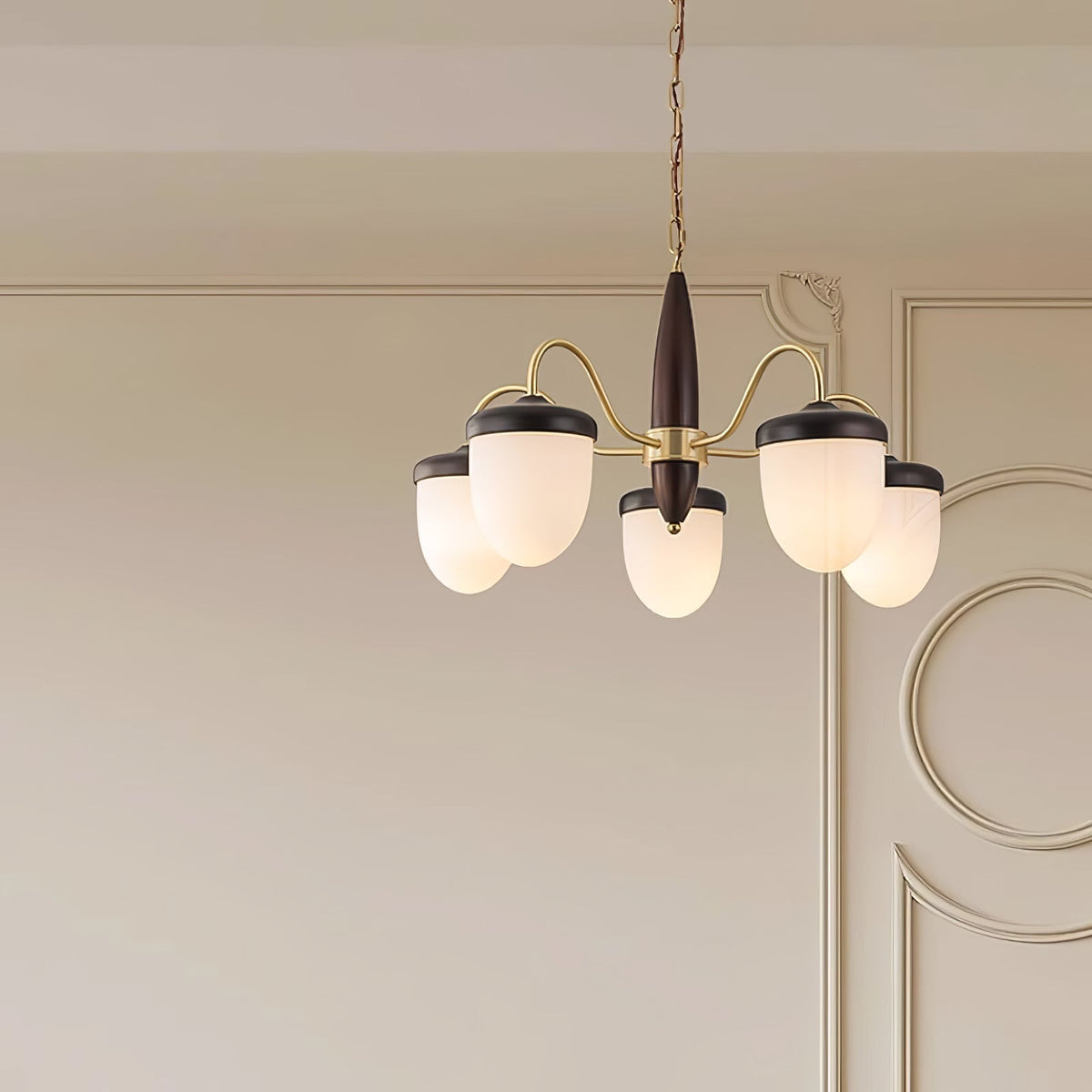 Aurora Chandelier Capsule Arm Rustic