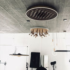 Cevynira Textured Bronze Flush Mount