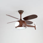 Aviara Modern Wood Ceiling Fan Light