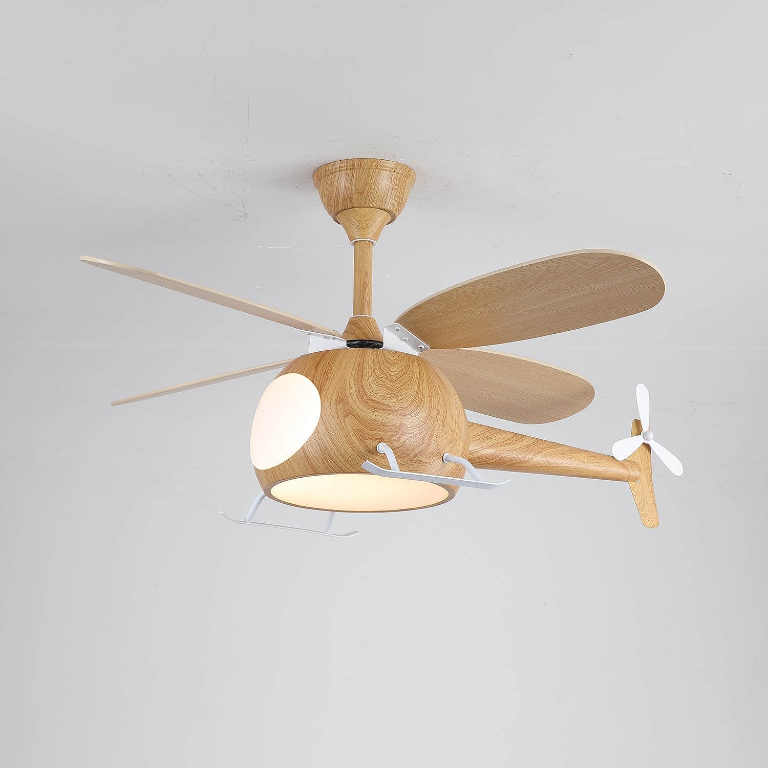 Aviara Modern Wood Ceiling Fan Light