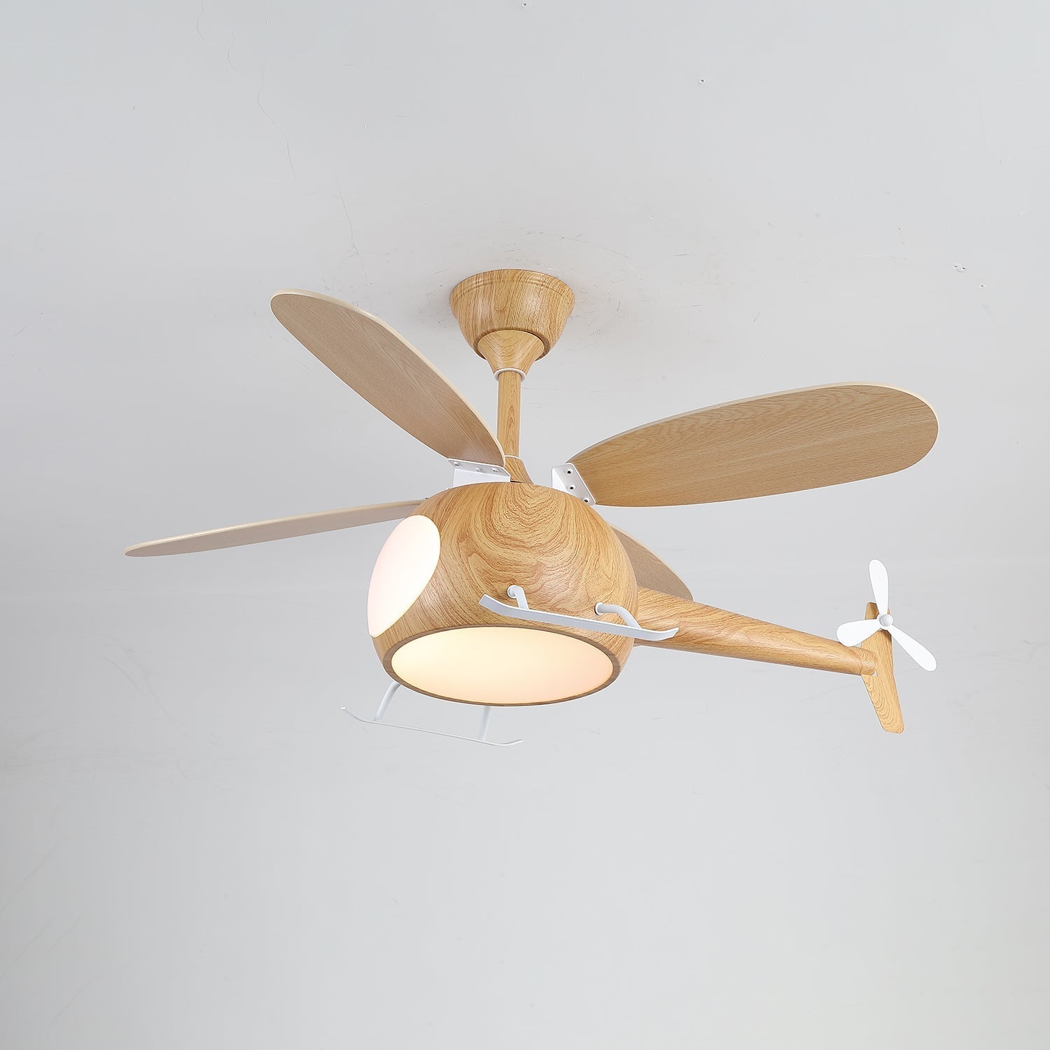 Aviara Modern Wood Ceiling Fan Light