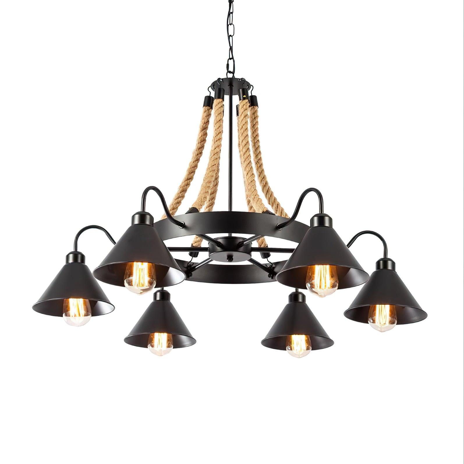 Aiden Industrial Chandelier