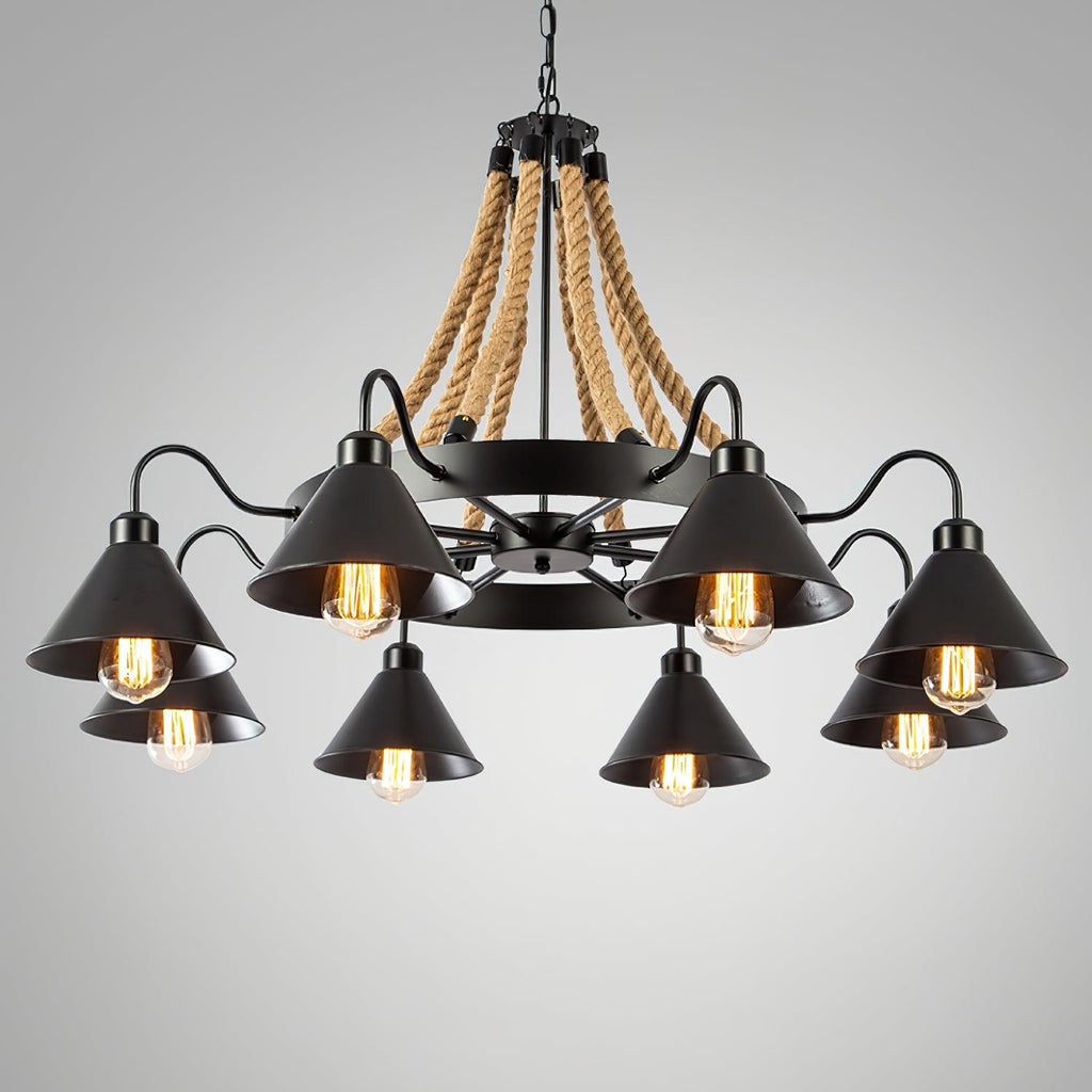 Aiden Industrial Chandelier