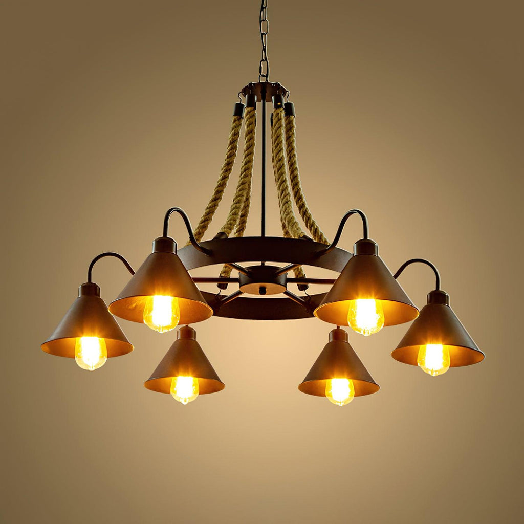 Aiden Industrial Chandelier