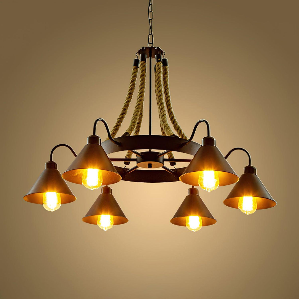 Aiden Industrial Chandelier