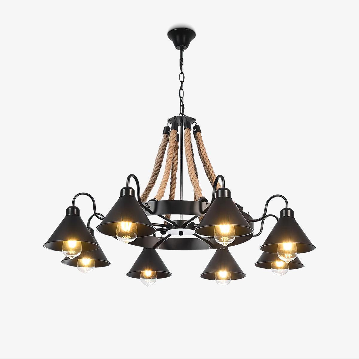 Aiden Industrial Chandelier