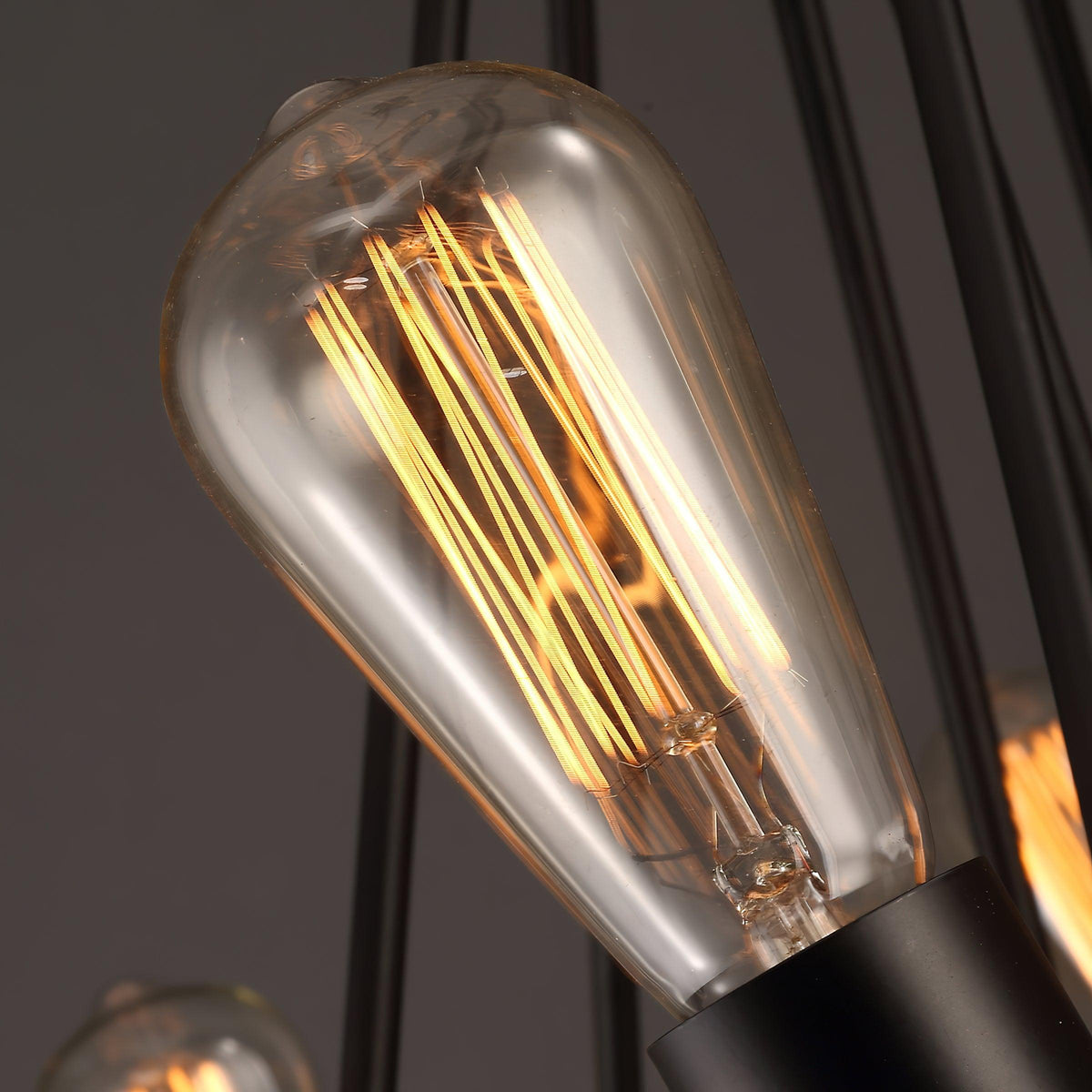 Lustra Chandelier Hemp Rope Industrial Round