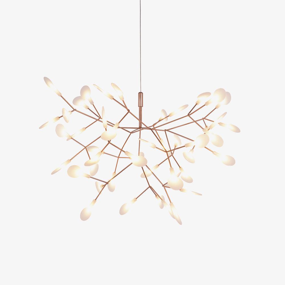 Lustra Chandelier Rose Gold Firefly LED Branch