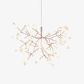 Lustra Chandelier Rose Gold Firefly LED Branch