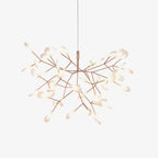 Lustra Chandelier Rose Gold Firefly LED Branch