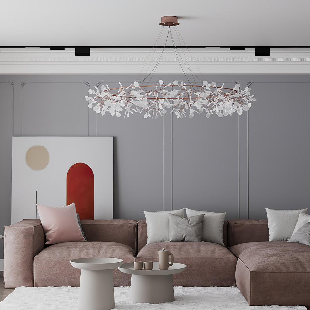 Arthearae Postmodern Luxury Round Acrylic Chandelier