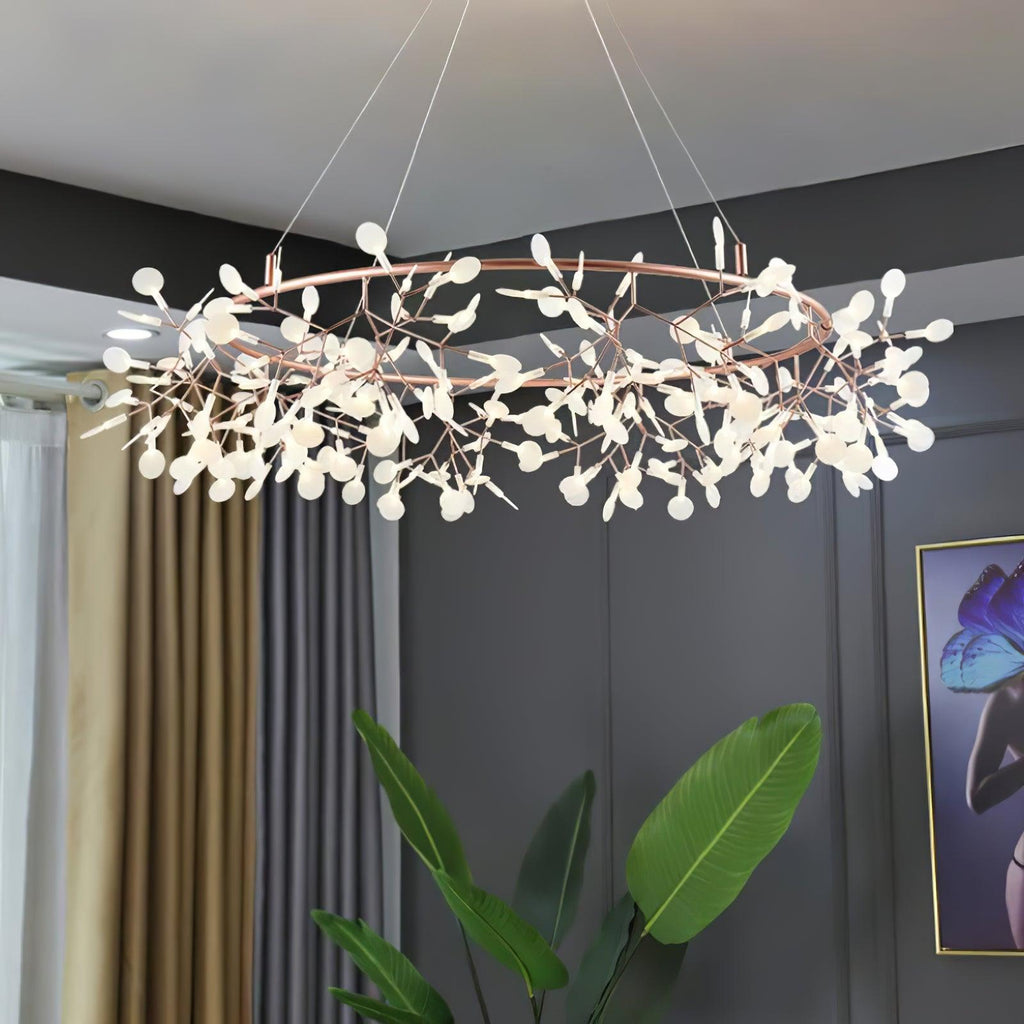 Arthearae Postmodern Luxury Round Acrylic Chandelier