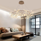 Arthearae Postmodern Luxury Round Acrylic Chandelier
