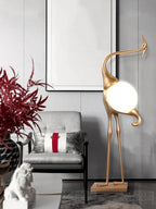 Uraearae Crane Shaped Wall Sconce
