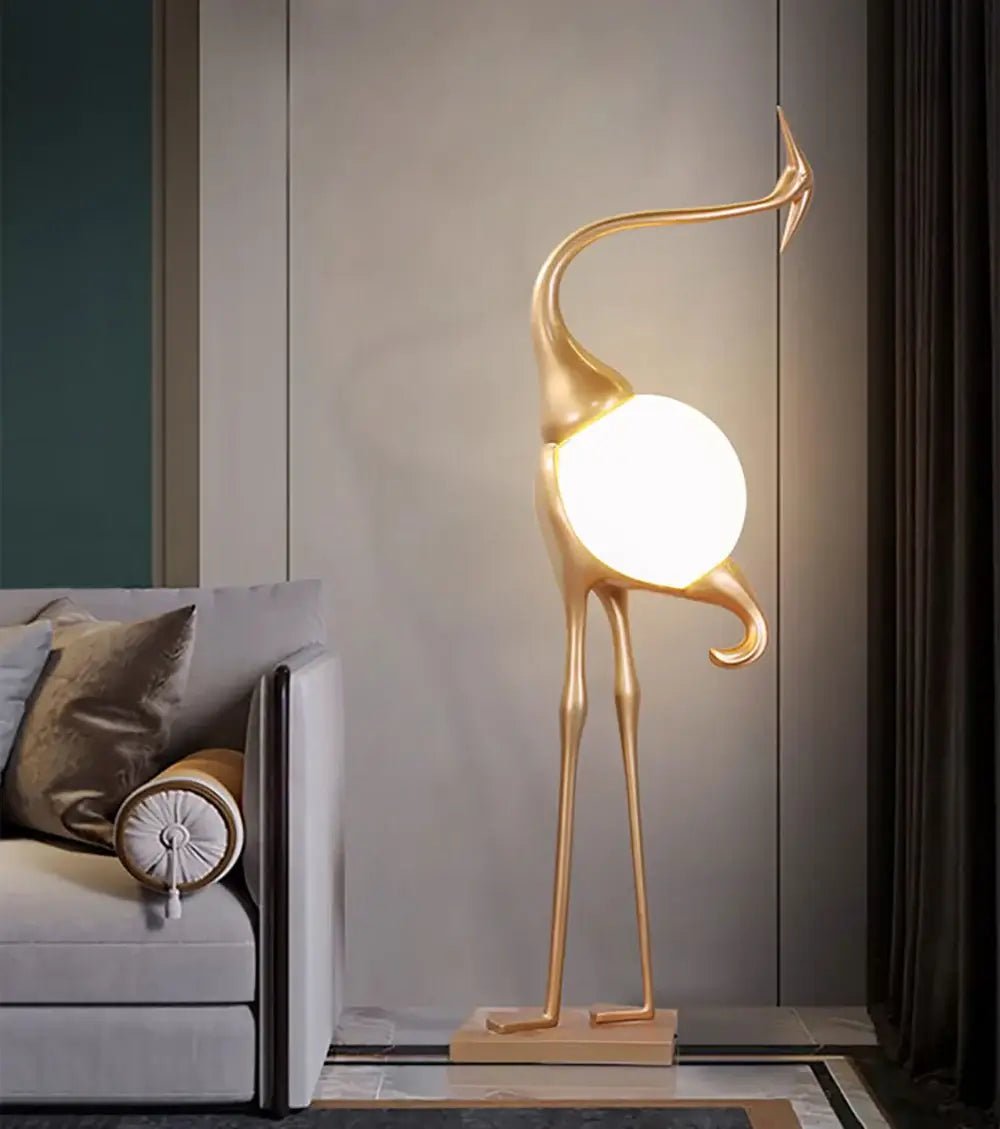 Uraearae Crane Shaped Wall Sconce
