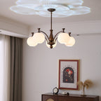 Aurora Chandelier Orb Frosted Vintage