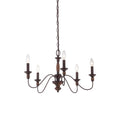 Cutheus Vintage Industrial Wooden Chandelier