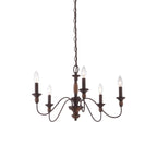 Cutheus Vintage Industrial Wooden Chandelier