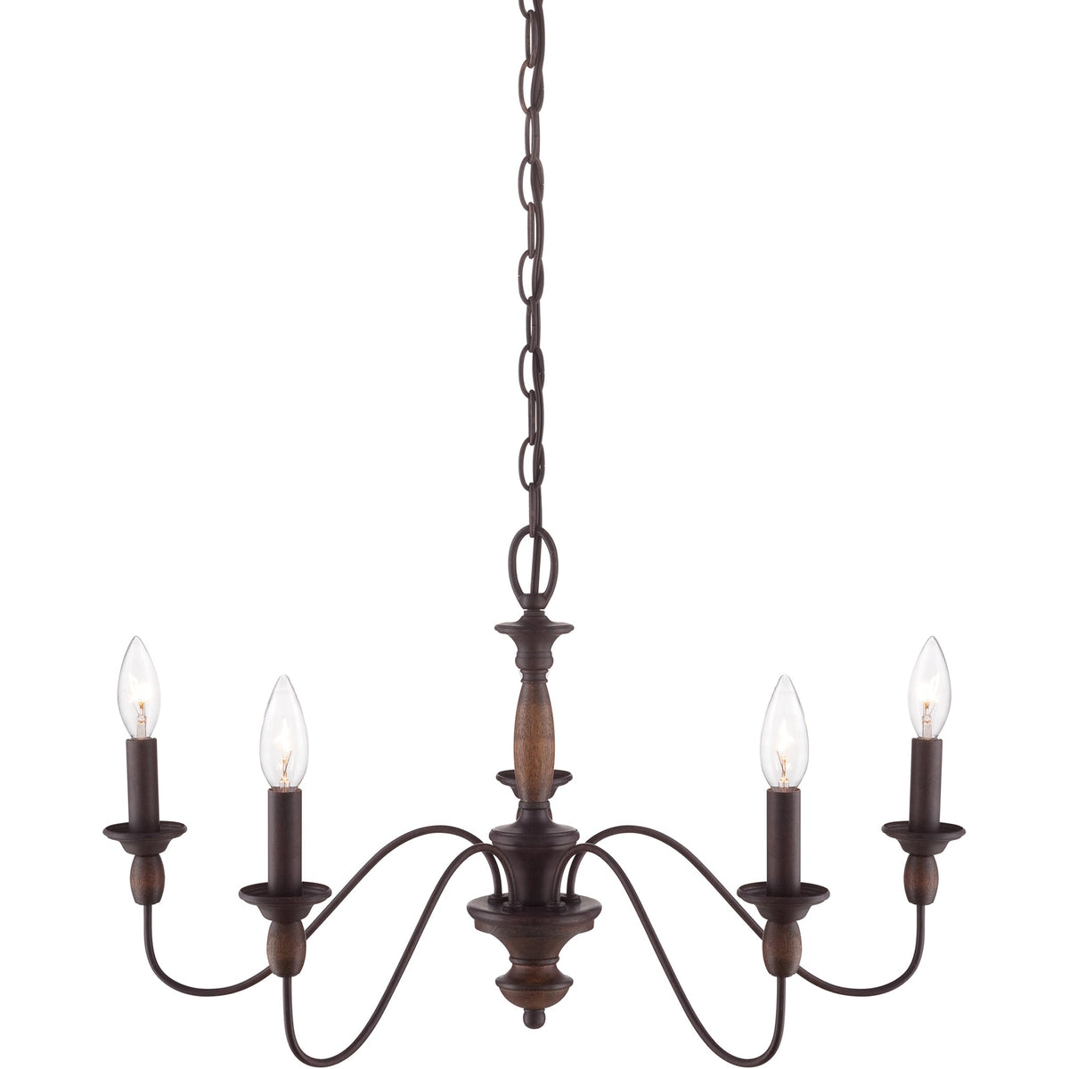 Cutheus Vintage Industrial Wooden Chandelier