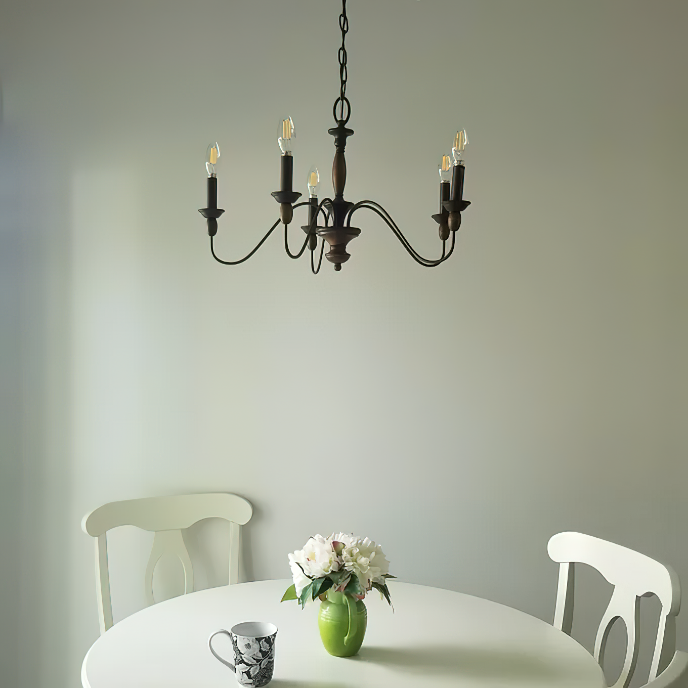 Cutheus Vintage Industrial Wooden Chandelier