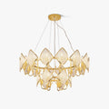 Aurora Chandelier Crystal Leaf Double-Tier