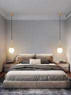 Orbita Minimalist Brass Pendant Light