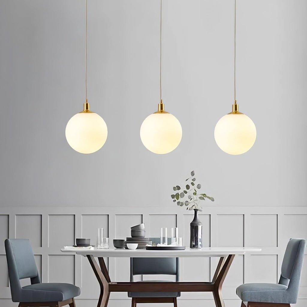 Orbita Minimalist Brass Pendant Light