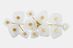 Ilsilyra Petal Shaped Glass Ceiling Light