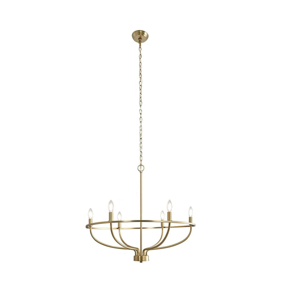 Myphaos Vintage Industrial HomePlace Brass Chandelier