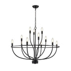 Aurelia Brass Gold Candelabra Chandelier