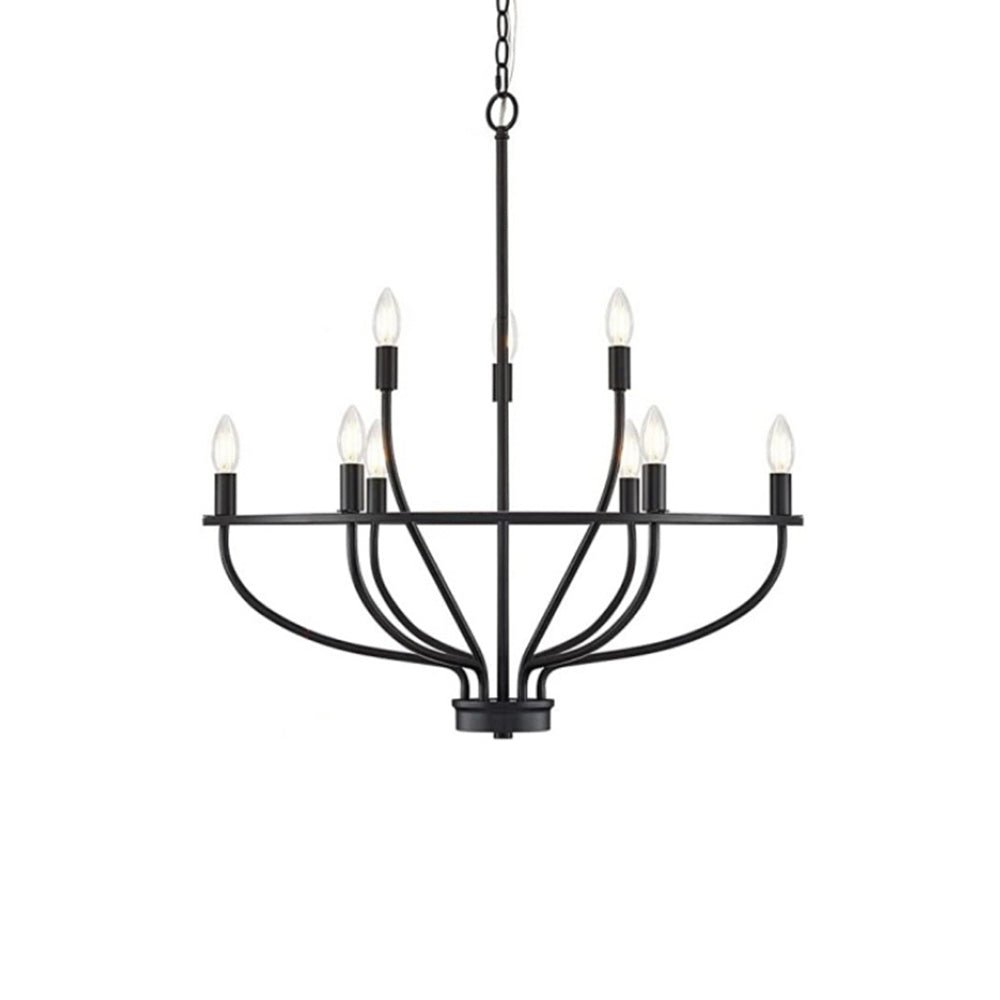 Aurelia Brass Gold Candelabra Chandelier