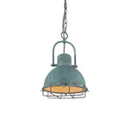 Hopedale Vintage Industrial Antique Green Pendant Light