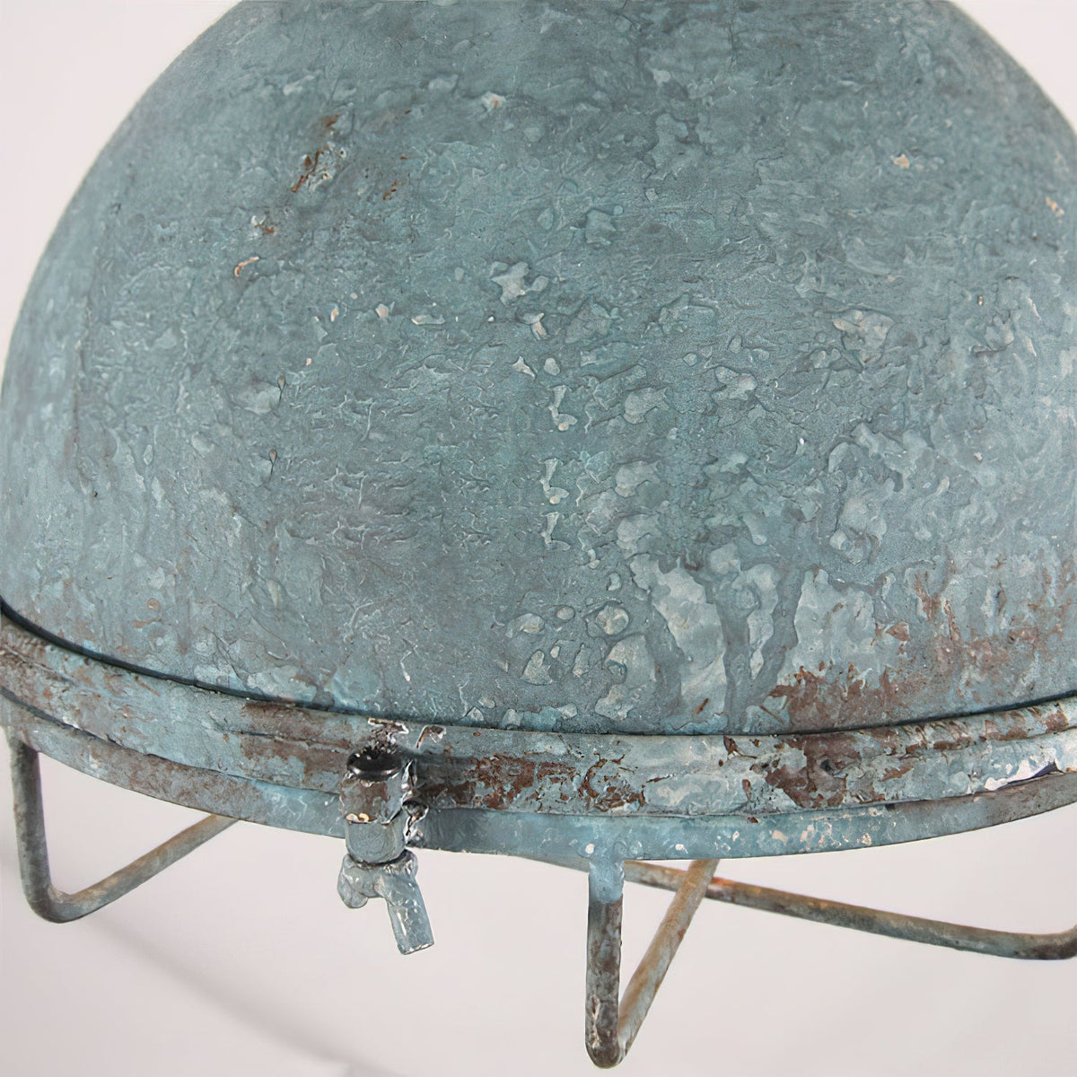 Hopedale Vintage Industrial Antique Green Pendant Light