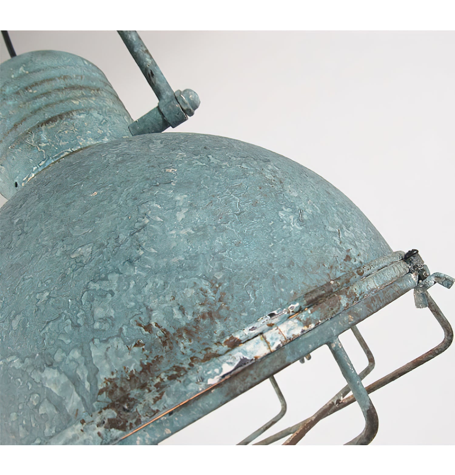 Hopedale Vintage Industrial Antique Green Pendant Light